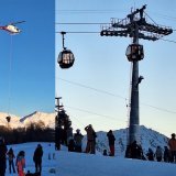 Evacuation en cours sur le domaine skiable de Veysonnaz.